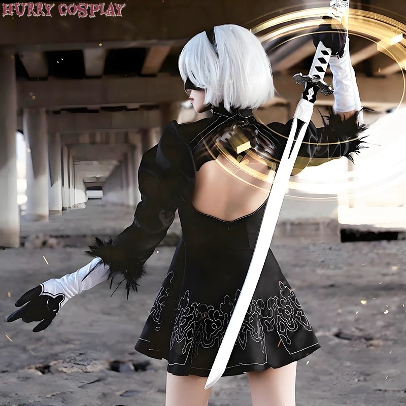 Game Cosplay,Nier: Automata,NieR Automata Yuhar 2b sister Cosplay Costume